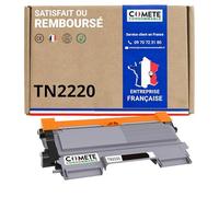 COMETE Cartouche de Toner Compatible avec Brother TN2220 TN2210 - 1 Noir