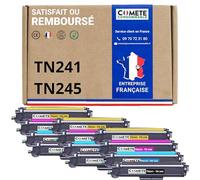 COMETE Cartouche de Toner Compatible avec Brother TN241 TN245 - Lot de 12 | Marque Française pour Imprimante Brother MFC-9330CDW MFC-9340CDW DCP-9020CDW HL-3140CW HL-3150CDW MFC-9140CDN HL-3170CDW