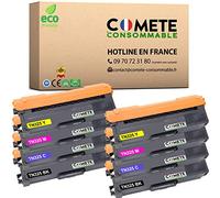COMETE Cartouche de Toner Compatible avec Brother TN320 TN-325 - Lot de 8
