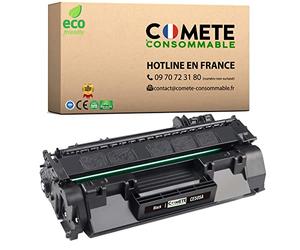 COMETE Cartouche de Toner Compatible avec HP 05A 05X CE505A CE505X - 1 Noir | Marque Française, 1 Noir, pour Imprimante HP Laserjet P2030 P2035 P2035N P2050 P2055 P2055D P2055DN P2055X
