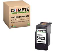 COMETE Cartouche d'encre Compatible avec Canon 540 540XL PGI-540 XL -1 Noir