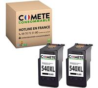 COMETE Cartouche d'encre Compatible avec Canon 540 540XL PGI-540 XL -2 Noir