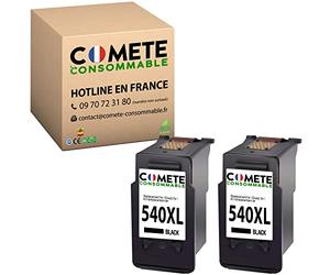 COMETE Cartouche d'encre Compatible avec Canon 540 540XL PGI-540 XL -2 Noir | Marque Française, pour Imprimante CANON MG3650 MG3550 MG4250 MG3650S MG3600 MX475 MG2150 MG3150 MG2250 TS5150 MX475