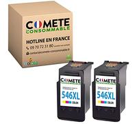 COMETE Cartouche d'encre Compatible avec Canon CL-546 546 XL - 2 Couleur