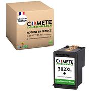 COMETE Cartouche d'encre Compatible avec HP 302 302XL - 1 Noir sans Niveau