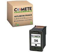 COMETE Cartouche d'encre Compatible avec HP 56-1 Noir