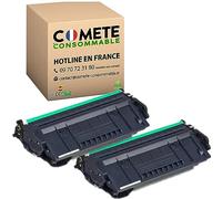 COMETE Cartouche Toner Compatible avec HP 87X 87A CF287X CF287 - 2 Noir | Marque Française, 2 Noir, pour HP LaserJet Enterprise M506dn M506x M506dn M501dn M506n M527z M527dn M527f M527c