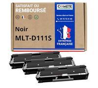 COMETE Cartouche Toner Compatible avec Samsung MLT-D111S D111S D111L 3 Noir
