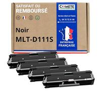 COMETE Cartouche Toner Compatible avec Samsung MLT-D111S D111S D111L 4 Noir