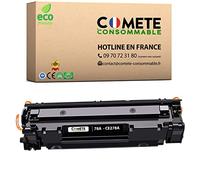 COMETE Cartouches de Toner Compatibles avec HP CE278A 78A - 1 Noir | Marque Française, 1 Noir, pour Imprimante HP CE278A 78A HP Laserjet MFP M1536DNF M1536 P1566 P1560 P1606 P1606DN LBP6200D