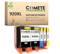 COMETE Cartouches d'encre Compatible avec HP 920XL - Lot de 5