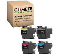 COMETE Cartouches d'encre Compatibles avec Brother LC3211 LC3213XL Lot de 4