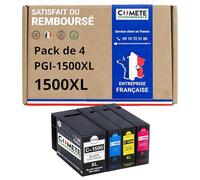 COMETE Cartouches d'encre Compatibles avec Canon PGI-1500 XL - Lot de 4