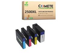 COMETE Cartouches d'encre Compatibles avec Canon PGI2500XL 2500 XL Lot de 4 | Marque Française, 1 Noir et 3 Couleur, pour Canon Maxify MB5150 MB5450 MB5455 MB5050 MB5350 IB4150