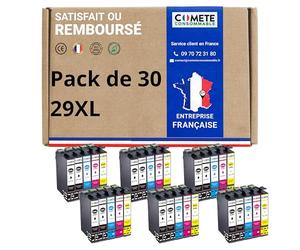 COMETE - Cartouches d'encre Compatibles avec EPSON 29 29XL - Lot de 30