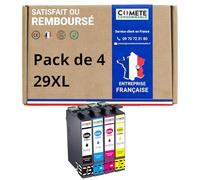 COMETE - Cartouches d'encre Compatibles avec EPSON 29 29XL - Lot de 4