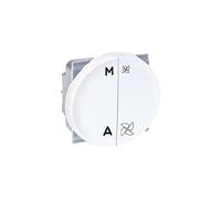 COMETE Cde VMC 2 vitesses + Marche/Arrêt blanc (61125)