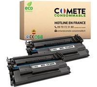 COMETE CONSOMMABLE 2 Cartouche de Toner Noir Compatible HP 89X CF289X (89A CF289A) Avec Puce pour Imprimante HP Laserjet Enterprise Flow MFP M528 G