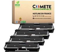 COMETE, Marque française - D111S - 4 Cartouches de Toners Compatibles avec Samsung MLT-D111S 111S - pour Samsung Xpress M2026 M2026W M2070W M2020W M2022W M2022 M2020 M2070FW (4 Noir)