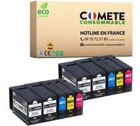 COMETE Cartouches d'encre Compatibles avec Canon PGI-1500 XL - Lot de 10