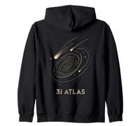 Comète Cosmique Space Art Design 3I Atlas Astronaute Sweat à Capuche