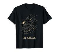 Comète Cosmique Space Art Design 3I Atlas Astronaute T-Shirt