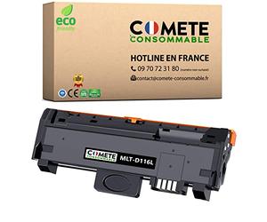 COMETE - D116L MLT-D116L - 1 Cartouche de Toner Compatible pour Samsung MLT-D116L D116S - pour Samsung Xpress SL M2835DW M2825ND M2885FW M2675 M2875FD M2625 M2626 M2676 M2825 (1 Noir)