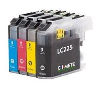 COMETE - LC225 - 4 Cartouches d'encre Compatible Brother LC225XL LC227XL - Marque française G