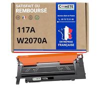 COMETE, Marque française - 117A - 1 Cartouche de Toner Compatible pour HP 117A - pour Toner HP 117A MFP 178nw 179fnw 150a 150nw 178nwg W2070A W2071A (1 Noir)