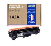 COMETE, Marque Française - 142A - 1 Cartouche de Toner Compatible avec HP 142A ( ou 142X) - pour HP LaserJet MFP M110w Toner M110w M140we M110we M139w M139we (1 Noir)