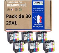 Comete, Marque Française - 29Xl 30 Cartouches Compatibles Avec Epson 29 Xl Fraise - Multipack Pour Xp-342 Xp-352 Xp-452 Xp-332 Xp-245 Xp-442 Xp-255 Xp-355 Xp-455 Xp-247 Xp-432 Xp[ENC940852]