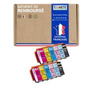 COMETE, Marque française - 378XL - 12 Cartouches d'encre Compatibles pour Epson 378 XL Ecureuil - pour Epson XP-8500 XP-8505 XP-8600 XP-8605 XP-8606 XP-8700 (2 Noir et 10 Couleur)
