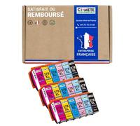 COMETE, Marque française - 378XL - 18 Cartouches d'encre Compatibles pour Epson 378 XL Ecureuil - pour Epson XP-8500 XP-8505 XP-8600 XP-8605 XP-8606 XP-8700 (3 Noir et 15 Couleur)