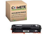 COMETE, Marque française - 415X - 1 Cartouche de Toner Compatible pour HP 415X 415A - pour Imprimante HP Color Laserjet Pro MFP M479fdw M479dw M479 M454dw M454dn M479fdn M454 (1 Noir)