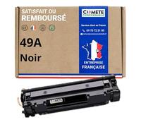 COMETE, Marque Française - 49A - 1 Cartouche de Toner Compatible avec HP 49 A Q5949A - pour HP 1160 1160le 3390 3392 1320 1320n 1320nw 1320t 1320tn (1 Noir)