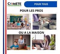 Comete,Marque Française-580Xl 581Xl-20 Cartouches D'Encre Compatibles Avec Canon Pgi-580 Cli-581/Pg580 Cl581-Pour Canon Pixma Tr7550 Tr8550 Ts6150 Ts8150 Ts9150 Ts9155 (8 Noir Et 12 Couleur)