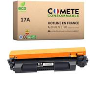 COMETE, Marque française - CF217A 17A - 1 Toner Compatible avec HP 17A CF217A pour Imprimante HP Laserjet Pro M102a M102w MFP M130a M130nw M130fn M130fw - 1 Noir