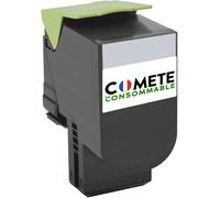 COMETE, Marque française - CX310 - Cartouches de Toner Compatibles avec Lexmark cx310 cx410 cx510 - Toner cx310n 802 802s (80c2sk0 80c2sc0 80c2sm0 80c2sy0) - 1 Noir