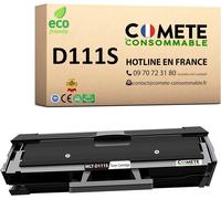 COMETE, Marque française - D111S - 1 Toner Compatible avec Samsung MLT-D111S 111S Noir - pour Samsung Xpress M2026 M2026W M2070 M2070W M2020W M2022W M2022 M2020 M2070FW - 1 Noir