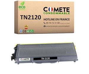 COMETE, Marque française - TN2120-1 Cartouche de Toner Compatible avec Brother TN2120 ou TN2110 - pour Brother HL-2140 HL-2150 DCP-7030 DCP-7040 MFC-7320 HL-2170W DCP-7840 MFC-7840W (1 Noir)