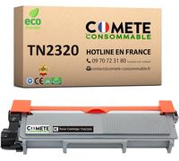 COMETE, Marque française - TN2320 - 1 Toner Compatible avec Brother TN-2320 TN-2310 - Toner TN2320 pour Brother DCP-L2520DW MFC-L2700DW HL-L2340DW L2300D (1 Noir)
