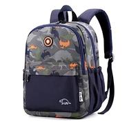 COMETE Sac à dos Enfant Garçon Primaire Dinausore, Sac École idéal pour les Voyages, Sorties