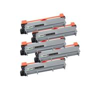 COMETE - TN2320 - 5 Toners Compatibles avec Brother - Noir - Marque française