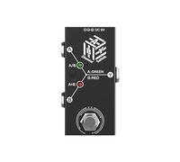 COMETX ABY Line Pédales d'effet pour guitare ABY Box Line Selector AB Switch Mini pédale d'effet de guitare Transmission bidirectionnelle Boîtier en métal antidérapant Support A/B ou A et B