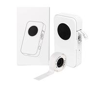 COMETX Mini étiqueteuse D35 pour imprimante d'étiquettes thermiques tout-en-un BT Connect étiquette adhésive DIY date journal étude autocollant étiquetage avec 1 rouleau d'étiquettes compatible avec