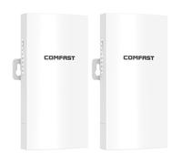 Comfast 2pcs CPE WiFi Extérieur 2.4G 300Mbps | Pont WiFi 1KM | Répéteur Amplificateur Signal | Point d'Accès (AP)