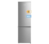 Comfee' 262L, Refrigerateur Congelateur, Frigo Combiné, Acier Inoxydable