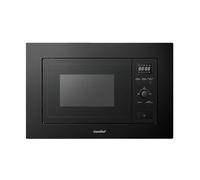 Comfee' CBMAG820BJL-BK Micro-ondes encastrable 20L avec gril, noir | Commandes numériques, 5 niveaux de puissance, dégel rapide, 8 menus automatiques