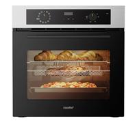 COMFEE' CBO70M90D2-SS Built-in Oven 70L, Stainless Steel, Energy Class A | 13 fonctions de cuisson, Air chaud, Fonction Pizza, Décongélation, Écran LED, Nettoyage vapeur AquaClean, Mode ECO