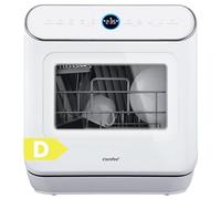 COMFEE' CDWMT305WD Mini Lave-vaisselle de Table, 3 Couverts, 7 Programmes